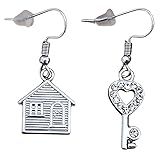 Realtor House Key Earrings House Key Charm Jewelry Housewarming Gift Loan Officer Real Estate Agent Broker Realtor Homeowner Gift