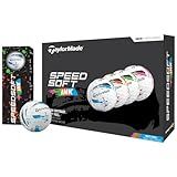 TaylorMade Golf SpeedSoft Ink Golf Balls, Multipack, 1 Dozen