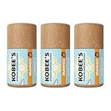 3 pack - Kobeesco Lip Balm, Lip Moisturizer, Lip Cure, Lip Balm, Nourishing Lip Treatment (Mango)