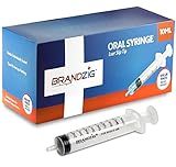 10ml Oral Syringes - 100 Pack – Luer Slip Tip, No Needle, Individually Blister Packed - Medicine Administration For Infants, Toddlers and Small Pets (No cover)