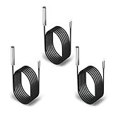 DROK 10K Temperature Sensor Probe 3pcs, 1 Meter Waterproof Stainless Steel NTC Temperature Probe for Various Water Dispensers, Air Conditioners, Refrigerators, Freezers, Water Heaters, Dishwashers