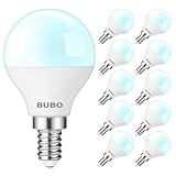BUBO Ceiling Fan Light Bulbs 60 Watt Equivalent, 5.5W E12 LED Bulb Daylight 5000K, Fan Light Bulb, Small Base LED Light Bulbs 120V, Candelabra Base, Non-Dimmable, 10 Pack