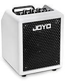 JOYO 30W Bass Combo Amplifier Portable Amp 4" Speaker with 3-Band EQ & Compressor | Bluetooth 5.1 + OTG Direct Recording | Headphone Practice for Bassist Solo Livestream Gigs (Vibe Cube BA-30, White)