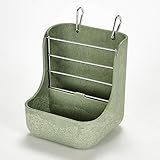 Kaytee Hay & Food Bin Feeder With Quick Locks For Pet Rabbits, Chinchillas, Guinea Pigs and Other Small Animals