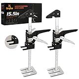 EnryKuo Labor Saving Arm Jack 2 Pack,15.5 Inch Multifunctional Furniture Lifter Jacks for Installing Cabinets and Wall Tile Height Adjuster Handheld Tool