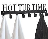 Towel Hooks Towel Rack for Hot Tub Accessories, Pool Bathroom Towel Holder, Robe Storage Rack, Outdoor Hot Tub Accessories for Towels, Robes, Coat, Swimsuit