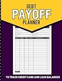 Debt Payoff Planner | Tracker for Credit Card and Loan Balances