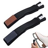 Shupakul 2 Pcs Ceramic Ice Skate Sharpeners-Ice Skate Blade Sharpeners Double Sided with Sharpening Stone-Portable Ice Skate Blade Sharpening Tool for Hockey Skates