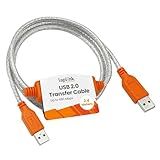 LAPLINK - USB 2.0 High Speed Transfer Cable - USB Data Transfer Cable PC to PC - Compatible with PCmover Migration Software (not Included) - High-Speed Data Transfers up to 480 Mbps - 6 ft