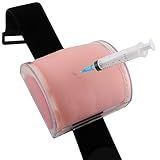 Multi-Functional IM, ID and SQ Injection Training Pad, Consists of Skin, Subcutaneous Tissue and Muscle Layer, Wearable Design