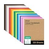 Cricut Value Cardstock Paper, Rainbow Sampler - 125 sheets (8.5" x 11")