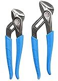 CHANNELLOCK GS-1X 2pc SPEEDGRIP Tongue & Groove Pliers Set, Made in USA, Forged High Carbon Steel