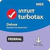 [Old Version] TurboTax Deluxe 2023, Federal Tax Return [PC/Mac Download]