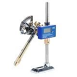 Digital Display Angle Manipulator,Gem Faceting Machine Angle Polishing Handle,High Precision Grinding Faceted Manipulator Jade Jewelry Faceting Machine Faceting Equipment 96 Index Wheel