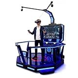 VR Omni-Directional Treadmill Platform System - Commercial Arena with 200+ Games, Remote Updates & Multiplayer Support, All-in-One Immersive VR Experience for Theme Parks (Walking Platform)