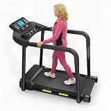 Lastforever Walking Treadmill with Extra-Long Safety Handrails,Senior Treadmills for Home, Home Recovery Fitness Exercise Machine for Elder, 310 lbs Capacity, 16.5'' Wider Running Belt