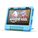 Amazon Fire HD 8 Kids tablet (newest model), ages 3-7. With bright 8" HD screen. Includes ad-free and exclusive content, parental controls and 13-hr battery, 32GB, Blue