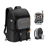 TARION Professional Camera Backpack Large - DSLR Bag with 15.6" Laptop Compartment Tripod Holder Waterproof Raincover Outdoor Hiking Travel for Men Women Photographers - PBL