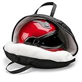 Formosa Covers Helmet Carrying Bag for Motorcycle/Cycling/ATV/UTV/Scooter/Snowboard Helmet. Universal Size and Ultimate White Fleece Inner Lining Protection.