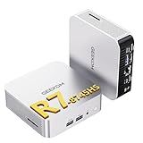 GEEKOM A8 Mini PC with AMD Ryzen 7 8745HS (Beats 6800H), 32GB DDR5 RAM 1TB NVMe SSD, Windows 11 Pro Desktop Computer for Home&Business, Radeon 780M, USB4, SD Slot, 8K, 4 Display | WiFi 6E, 2.5G LAN