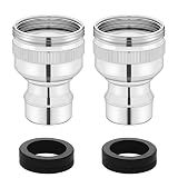 Dishwasher Faucet Adapter, 2 Pack Portable Washer Faucet Snap Adapter Connection Accessories 15/16-27Male or 55/64-27Famale