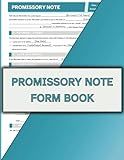 Promissory Note Form Book: 80 Single-Sided Loan Agreement Forms for Personal and Business Use