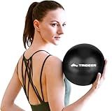 Trideer 9-Inch Pilates Ball, Anti-Burst & Non-Slip Small Exercise Ball for Yoga, Core Training, Physical Therapy, Balance, Stability and Stretching Fitness Equipment with Inflation Straw