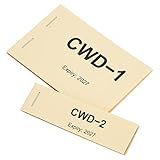 MIRA SAFETY M MIRA Safety CBRN Detection Paper for Chemical Warfare Agents | Color-Changing Test Strips for G Agents, V Agents, and H Agents (CWD-1)