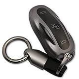 WNILIAN for Tesla Key Fob Cover TPU Key Case with Keychain Protection Accessories Compatible with Tesla Model 3/Y/S Smart Key