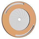 Circle Drawing Maker, Adjustable Circle Drawing Tool, Stainless Steel Metal Round Circular Template Ruler, Professional Round Measuring Ruler for Drafting, Rotatable Plotting Tools for Carving