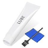 GGTE Fitness Treadmill Tube of Tread Belt Deck Lube for Spirit Sole Fitness Treadmill, Silicone Lubricant Oil Maintenance Lubricant p/n N020001, with Cleaning Cloth and Brush (1 Pack)