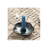 Mecaikru Ceramic Flower Taper Candle Holder, Decorative Candlestick Tray