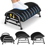 YEASHEIN Adjustable Foot Rest for Under Desk at Work, Ergonomic Under Desk Footrest with 6 Positions, Foot Stools for Under Office Desk Chair, Leg Rest for Home, Car, Computer, Gaming Accessories