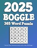 Boggle 2025 Puzzle Book: Unlock Your Potential Daily with a New Challenge , Enjoy 365 puzzles .