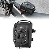 KEMIMOTO Motorcycle Front Frame Bag Waterproof Rack Bag Compatible with Surron,Super73,Talaria Electric Dirt Bike,Motocross,Dual Sport,Red 1.6L