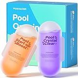 POOLHACKER 3 in 1 Pool Opening Kit - Pool Start Up Kit for Above Ground & Inground Pools, Easy to Use, Up to 15,000 Gallons