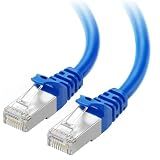 Cable Matters 10Gbps Snagless Shielded Cat 6A Ethernet Cable, 150ft, Blue