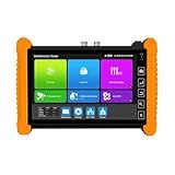 EVERSECU Multifunction 7" IPS Touch Screen CCTV Tester & Monitor with 48V PoE, 8K/4K/HD/IP Camera Testing, Cable Tracing, WiFi Analyzer, 7.4V Battery for Fiber, Cabling & CCTV Monitoring