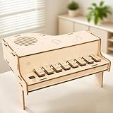 Poraxy STEM Toys for Girls Age 8-12, Playable Piano,Wooden 3D Puzzles Craft Kits for Girls Ages 8 9 10 11 13 14 15 16, Science Kits for Kids 12-14 Christmas Birthday Gifts for Girl Boy Teen