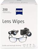 ZEISS Pre-Moistened Lens Cleaning Wipes, 200 Count