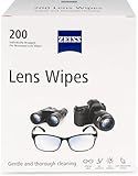 ZEISS Pre-Moistened Lens Cleaning Wipes, 200 Count