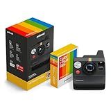 Polaroid Now 3rd Generation I-Type Instant Camera + Film Bundle - Now Black Camera + 16 Color Photos (6560)
