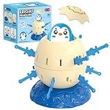 Mini Miniature Pop up Kids Board Games Pirate Bucket Plug-In Penguin Party Trick Parent-Child Interactive Games Pirate Egg Tabletop Toys Party Activity Competition for Toddlers-Very Tiny & Mini Size