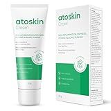 Atoskin Eczema Cream, Psoriasis & Folliculitis Soothing Lotion, For Drying, Itching and Dermatitis Irritation, Gentle Moisturizer For Adults & Kids with Shea Butter & Sweet Almond Oil (1.01 Oz)