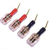 CNCESS Pin Banana Plug to 4mm Female Banana Jack (Screw-Type to 4mm)