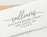 Stamp by Me | Custom Return Address Stamp - Up to 3 Designs to Choose | Personalized Self-Inking Stamp | Personalise Address Marker | Marks for Mailing | Custom Marker Self Ink