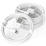 iPhone Charger [Apple MFi Certified] 3Pack 3.3FT Lightning to USB Charging Cord Car iPhone Carplay Cable Compatible iPhone 14 13 12 11 Pro Max XR XS X 8 7 6 Plus SE iPad and More