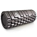 321 STRONG Foam Roller - Medium Density Deep Tissue Massager for Muscle Massage and Myofascial Trigger Point Release , with 4K eBook - Black