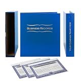 Business Records LLC Kit (Blue) - Binder, Slipcase, Operating Agreement, Membership Certificates & Customizable Index Tabs