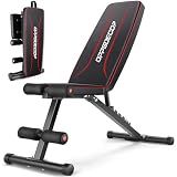 OPPSDECOR Weight Bench for Home Gym, ASTM-Certified 660LBS Fast Foldable Workout Bench for Home Gym, 8 Adjustable and 30in Extended Backrest for Bench Press Incline/Flat/Decline Dumbbell Exercise
